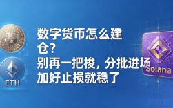 数字货币怎么建仓？别再一把梭，分批进场加好止损就稳了