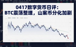 0417数字货币日评：BTC震荡整理，山寨币分化加剧