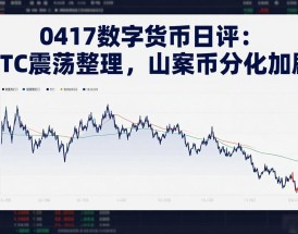 0417数字货币日评：BTC震荡整理，山寨币分化加剧