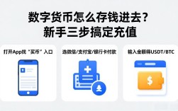 数字货币怎么存钱进去？新手三步搞定充值