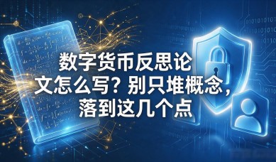 数字货币反思论文怎么写？别只堆概念，落到这几个点
