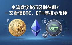 主流数字货币区别在哪？一文看懂BTC、ETH等核心币种