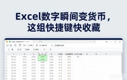 Excel数字瞬间变货币，这组快捷键快收藏