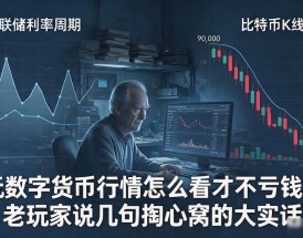 玩数字货币行情怎么看才不亏钱，老玩家说几句掏心窝的大实话