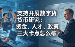 支持开展数字货币研究：资金、人才、政策三大卡点怎么破