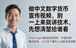 做中文数字货币宣传视频，别一上来就讲技术，先想清楚给谁看