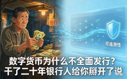 数字货币为什么不全面发行？干了二十年银行人给你掰开了说