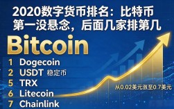 2020数字货币排名：比特币第一没悬念，后面几家排第几