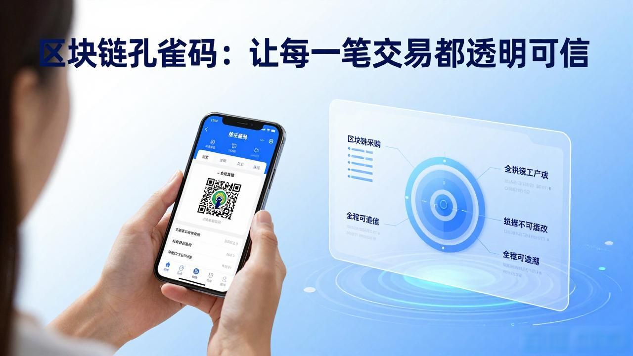 区块链孔雀码_孔雀码溯源技术_区块链身份验证