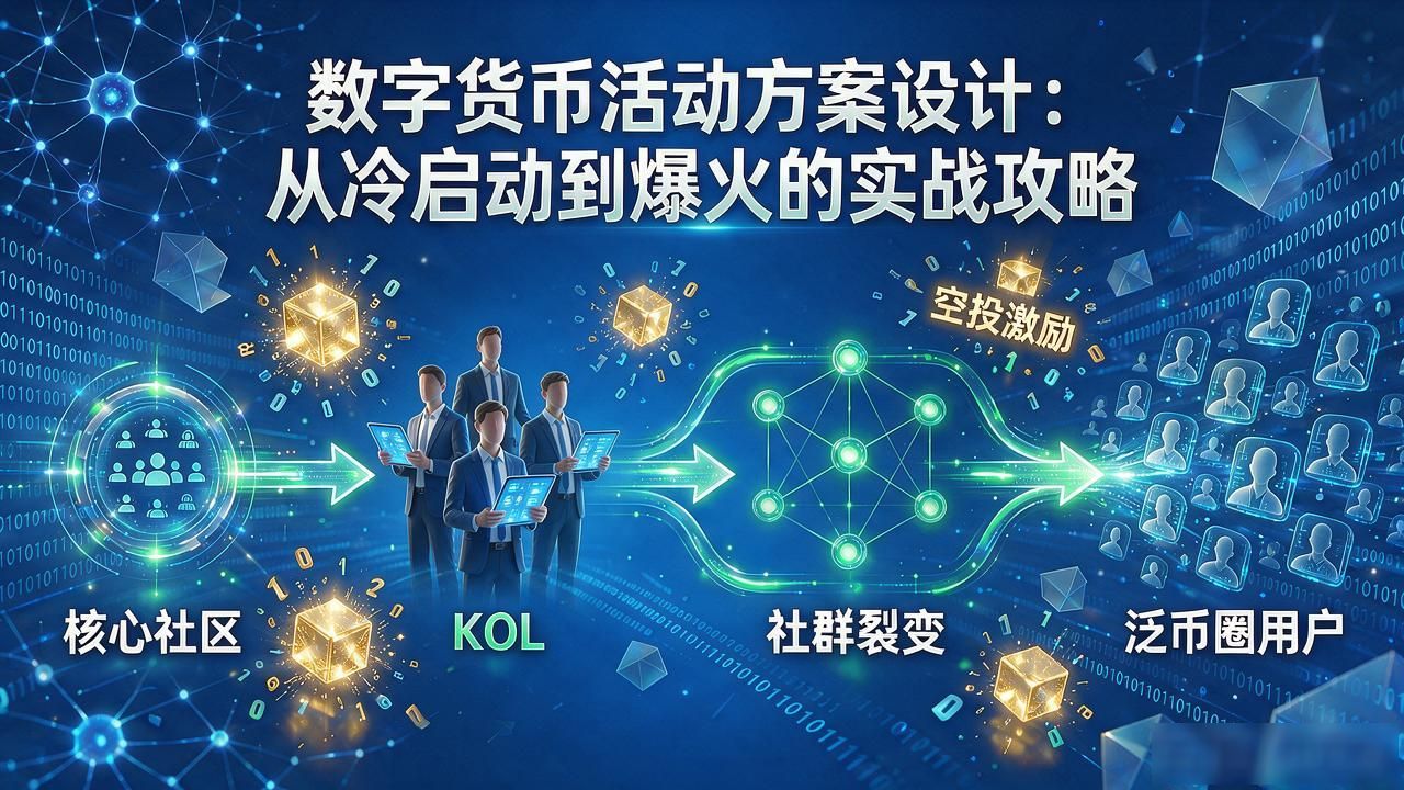 数字货币活动方案设计_数字货币活动方案设计关键要点_数字货币社群传播链路设计