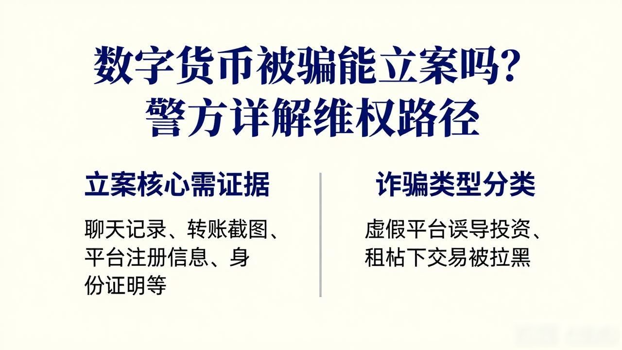 数字货币诈骗报案流程_数字货币被骗能立案么_区块链交易追踪立案条件
