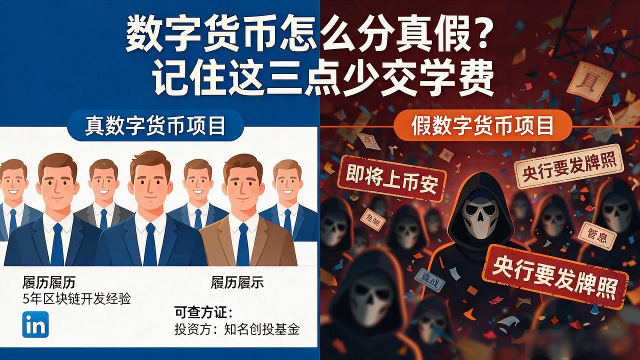 假币项目常见骗局信号_如何辨别真假数字货币项目_数字货币怎么分真假