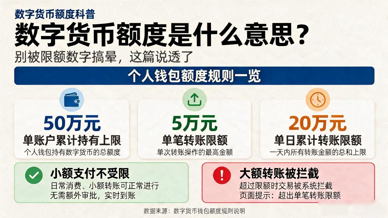 数字人民币额度上限_什么是数字货币额度_数字人民币钱包等级查询