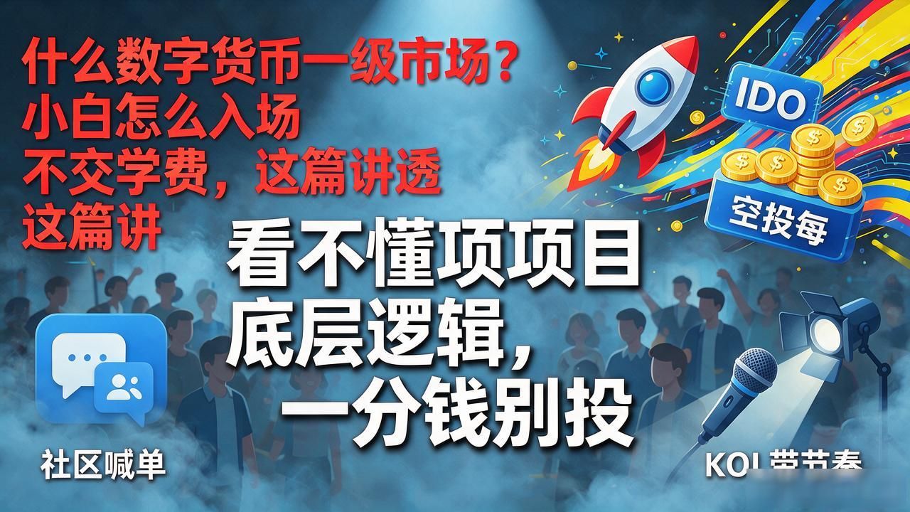 什么数字货币一级市场_IDO私募轮投资风险防范_数字货币一级市场入门指南
