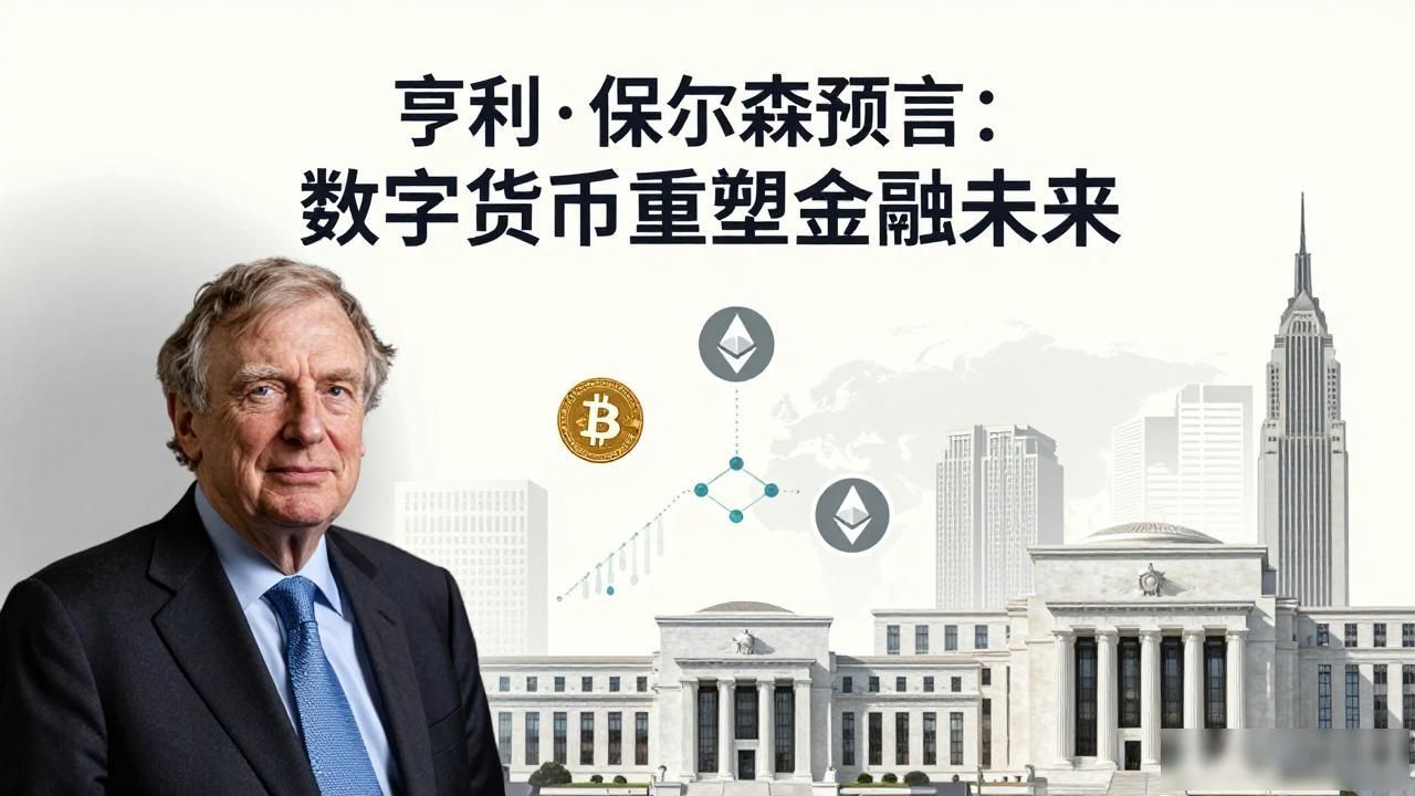 亨利保尔森数字货币_央行数字货币对支付效率及跨境成本的影响_2026年亨利保尔森对数字资产的见解